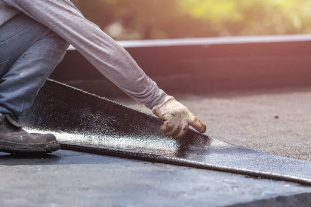 Professional Basement Waterproofing technician working in Williams, OR